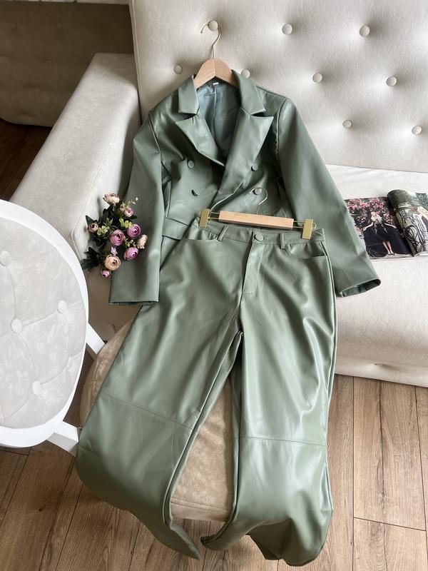 Костюм из экокожи в стиле zara — цена 2500 грн в каталоге Брючные ...