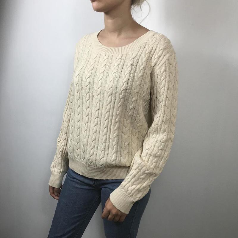 H&m молочний светр з косами — ціна 340 грн у каталозі Светри Купити ...