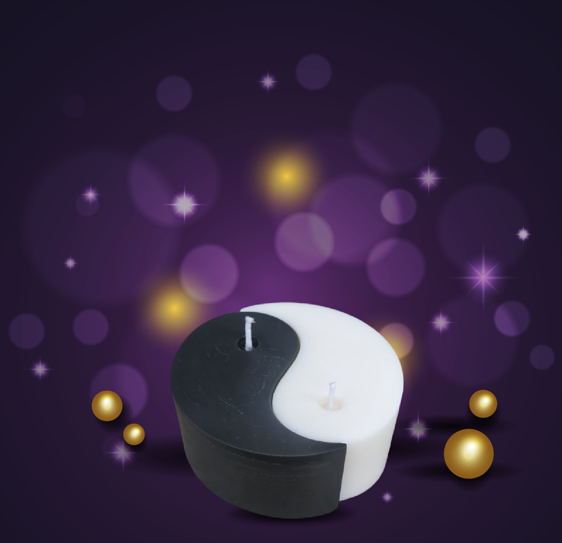 Свеча инь - янь — цена 180 грн в каталоге Свечи Купить товары для дома ...