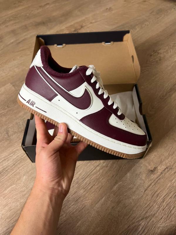 Демисезонные мужские оригинальные кроссовки nike air force 1 білі ...