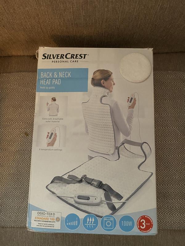 Тепломассажер для спины и шеи, silvercrest back & neck heat pad,тепломассажер, германия — цена