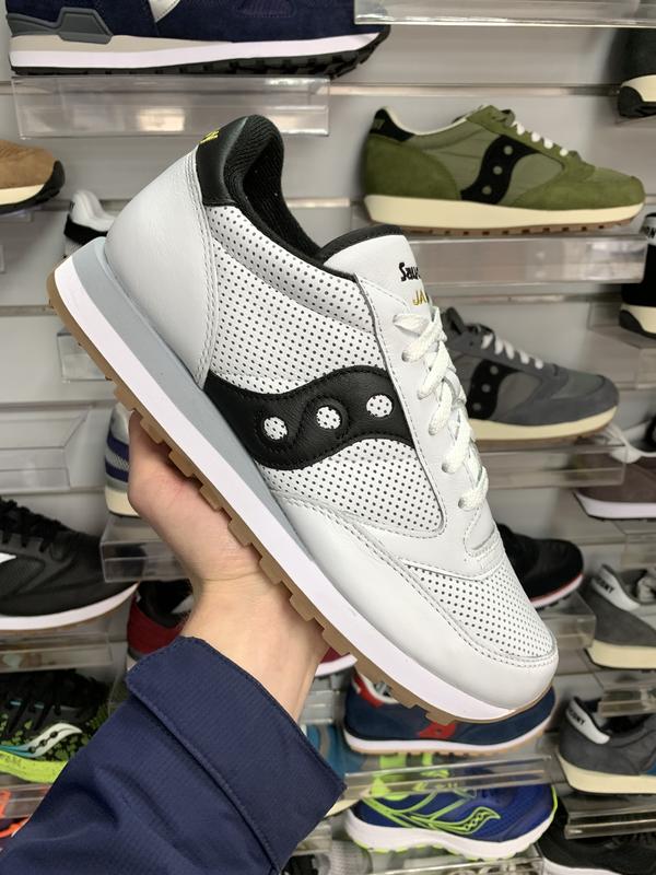 saucony jazz original leather white