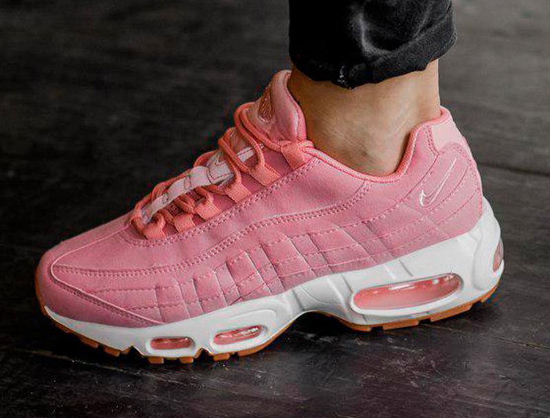 Womens pink nike store air max 95