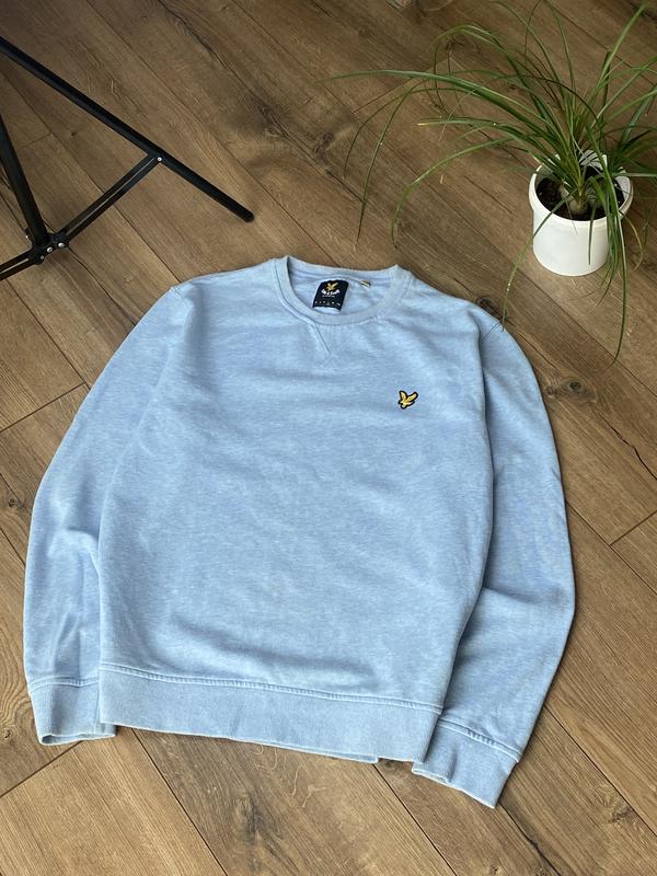 Голубой свитшот lyle scott кофта мужская лайл скот l-xl — цена 450 грн ...