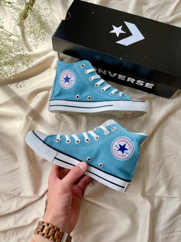 forseelser Vi ses værdi Кеды женские converse chuck taylor all star hi blue конверс — цена 1800 грн  в каталоге Кеды ✓ Купить женские вещи по доступной цене на Шафе | Украина  #125180723