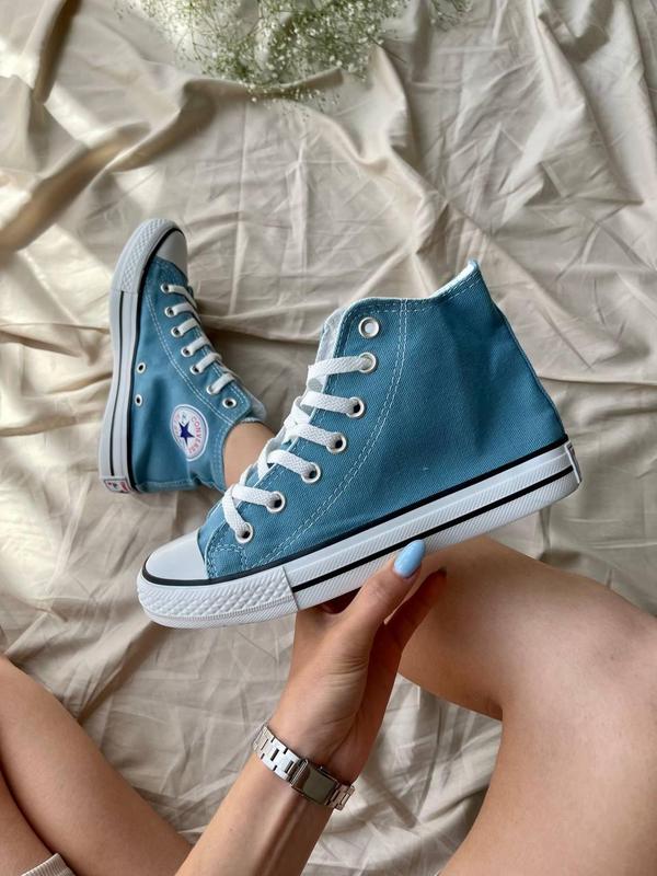 gennemskueligt Afvise Cruelty Женские кеды converse chuck taylor all star hi 'blue' — цена 2200 грн в  каталоге Кеды ✓ Купить женские вещи по доступной цене на Шафе | Украина  #125182078