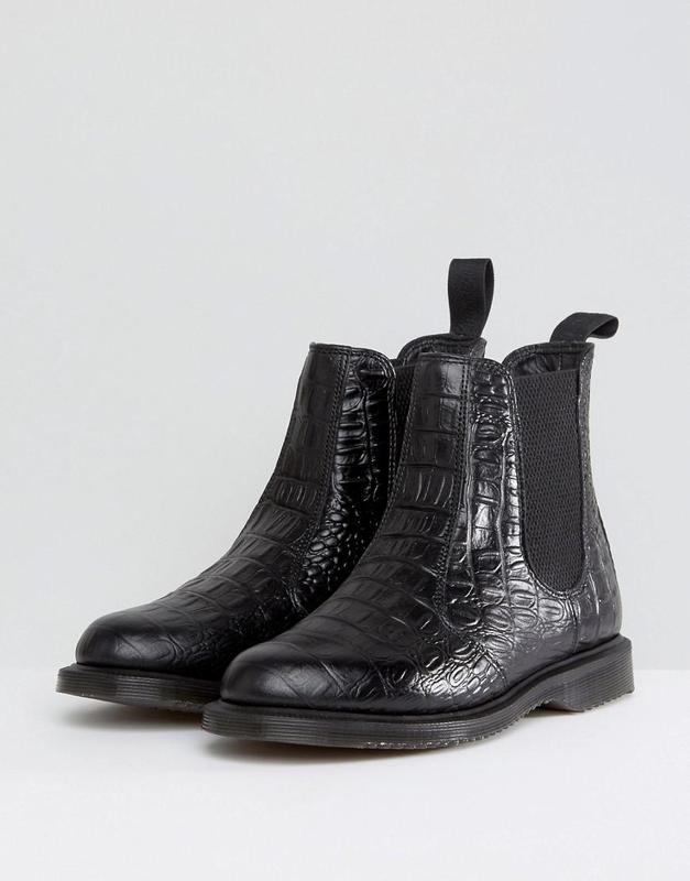 dr martens kensington flora black