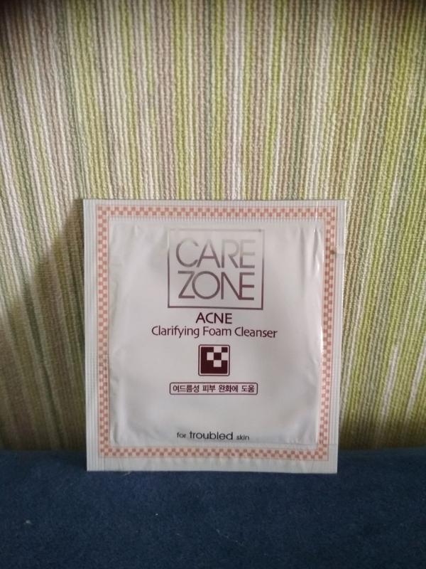 care zone acne clarifying foam cleanser