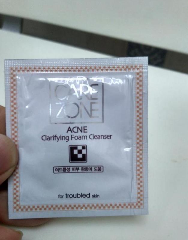 care zone acne clarifying foam cleanser