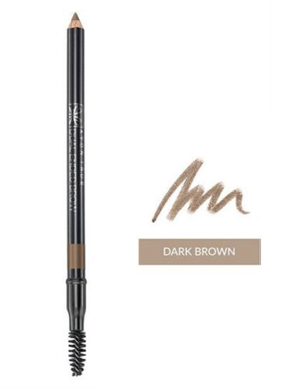 Карандаш для бровей с щеточкой avon true dualended brow pencil, dark ...