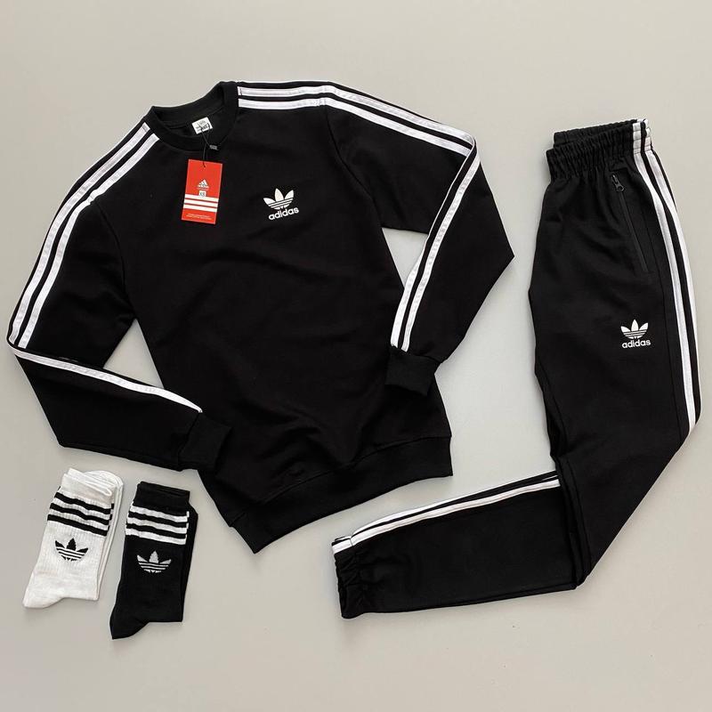 Украина #125468766 - Спортивный костюм женский / унисекс парный adidas Orange летний черный xs - 3xl свитшот штаны — цена 1065 грн в каталоге Спортивные костюмы ✓ Купить женские вещи по доступной
