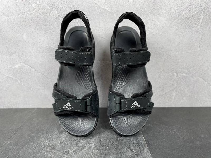 Мужские кожаные сандалии adidas, зручні шкіряні сандалії адідас — цена ...