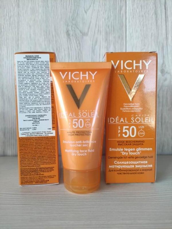 Vichy capital soleil dry touch face fluid spf50 солнцезащитная ...