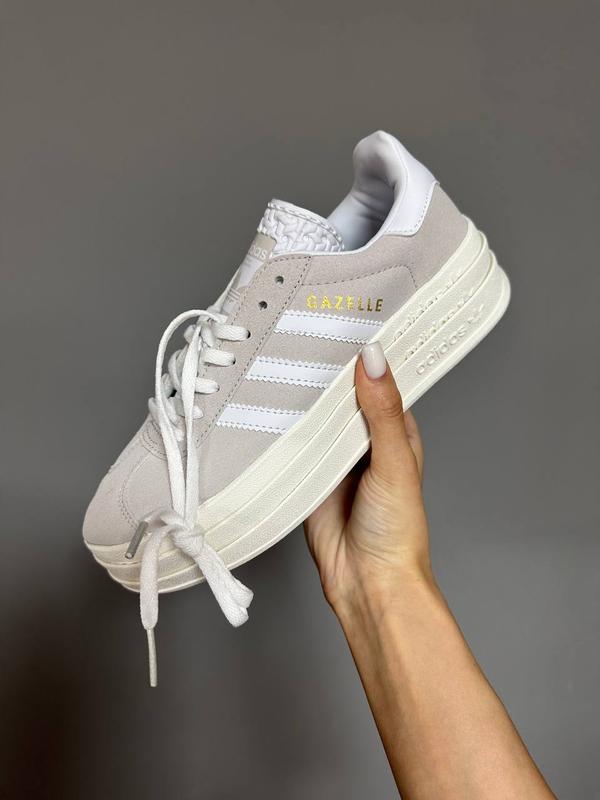 Adidas gazelle womens light grey hotsell