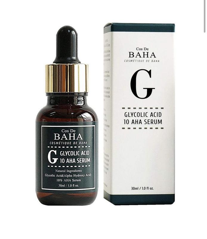 Гликолевая сыворотка для лица cos de baha 10% glycolic serum gel peel ...