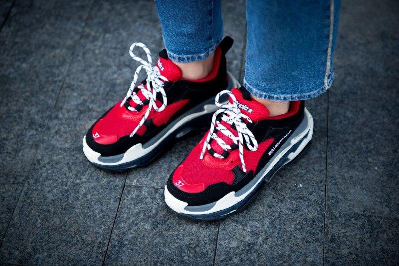 Balenciaga Triple s Red красные