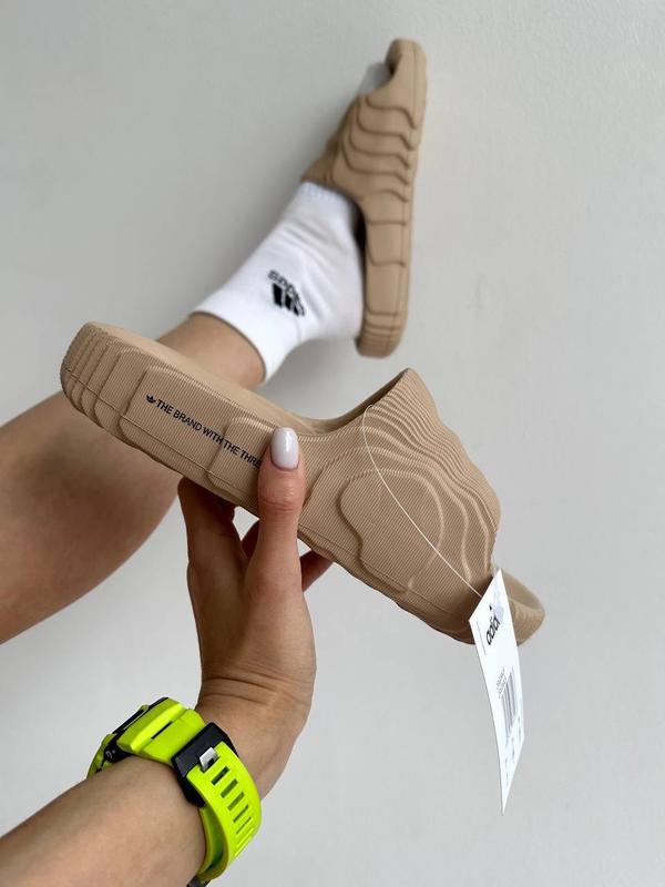 Женские шлепанцы adidas adilette slides beige#адидас — цена 2000 грн в ...