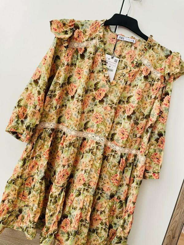 Плаття з віскози zara оригінал — ціна 755 грн у каталозі Короткі сукні ...
