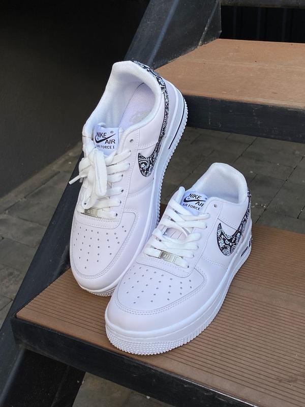nike air force 1 low white black swoosh 1950 125979924