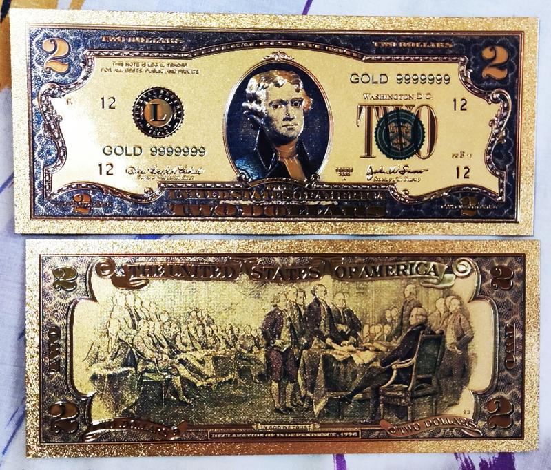 Сувенирная банкнота two dollar — цена 100 грн в каталоге Сувениры ...