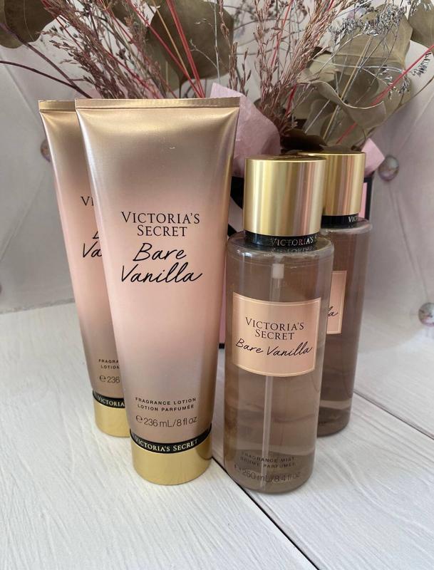 Спрей лосьон для тела victoria's secret bare vanilla shimmer виктория ...