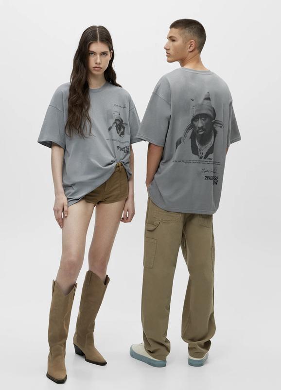 Футболка pull and bear 2pac big back logo tupac nike — цена 400 грн в ...