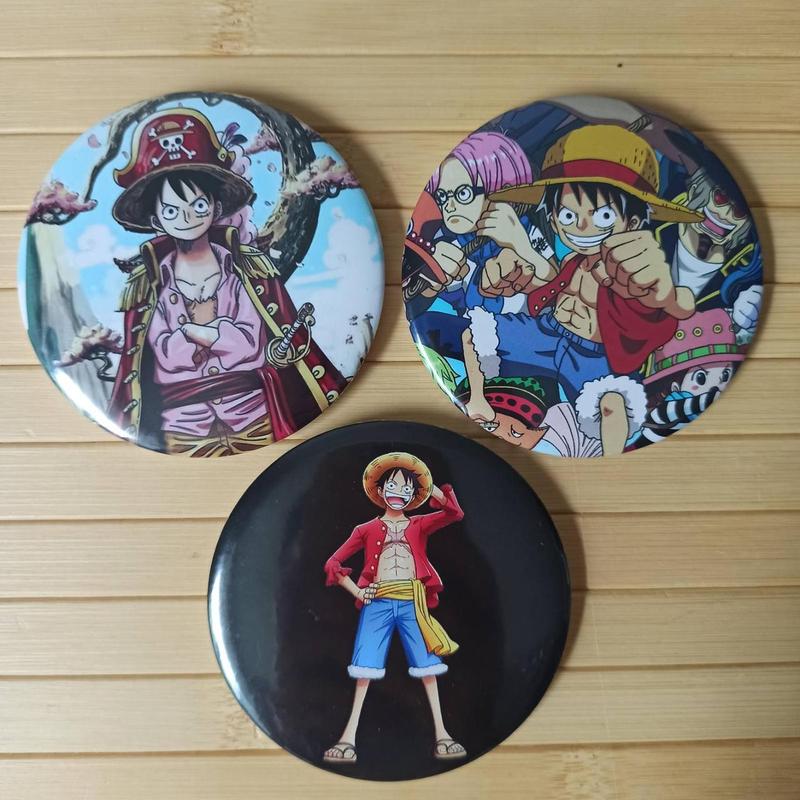 Значок ван пис one piece 7,5 см — ціна 60 грн у каталозі Сувеніри ...