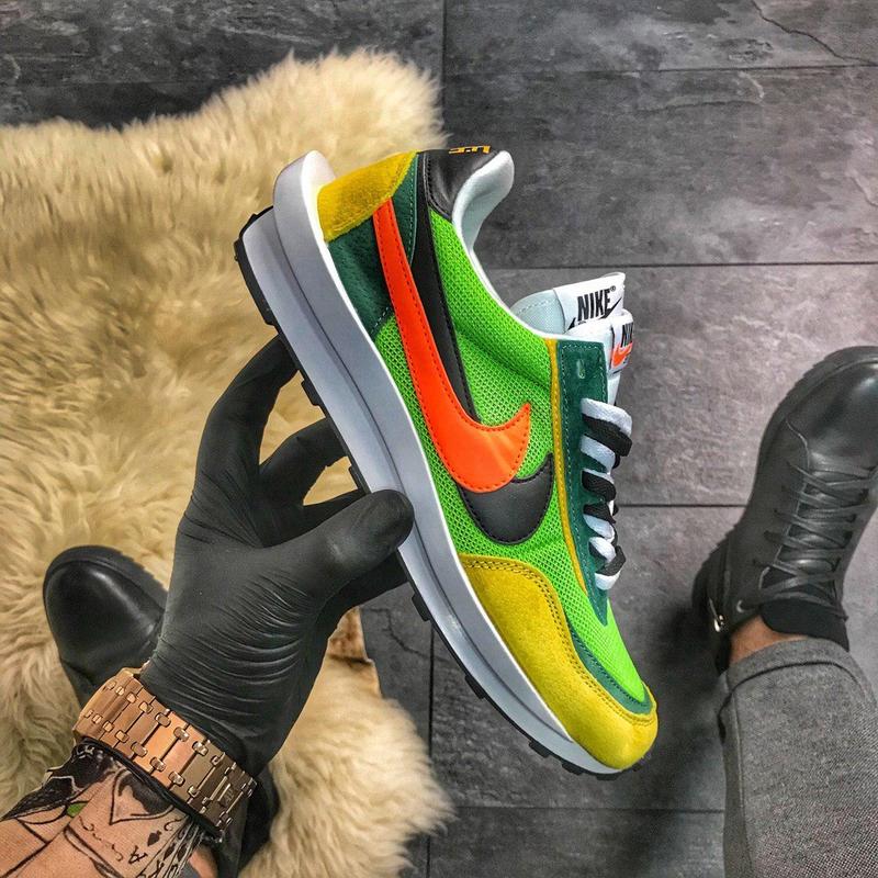 Sacai nike cheap waffle green