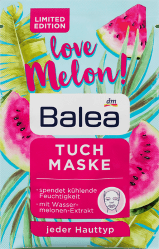 Тканевая маска balea для интенсивного увлажнения кожи сочный арбуз 1 шт —  цена 35 грн в каталоге Маски для лица ✓ Купить товары для красоты и  здоровья по доступной цене на Шафе | Украина #29151663