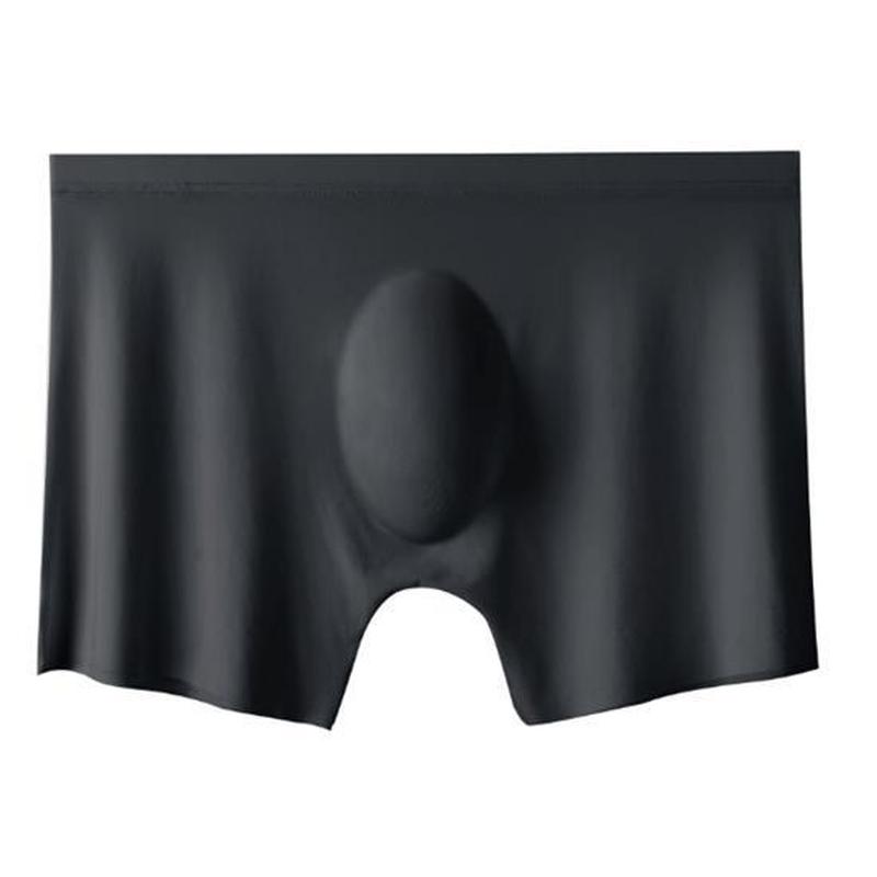 Трусы анатомические боксеры 3d бесшовные ультратонкие menmode l черный ...