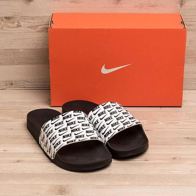 Мужские летние шлепанцы nike, молодежные мужские тапочки, стильные ...
