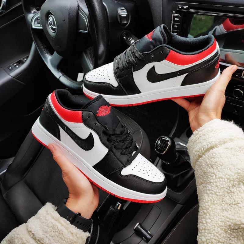 Женские стильные кроссовки nike air jordan 1 low, яркие молодежные ...