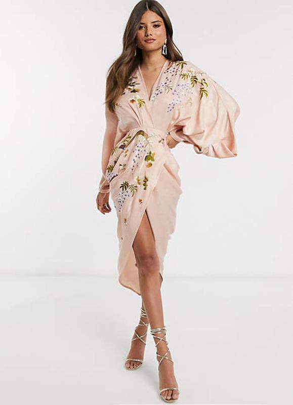 Asos satin kimono best sale