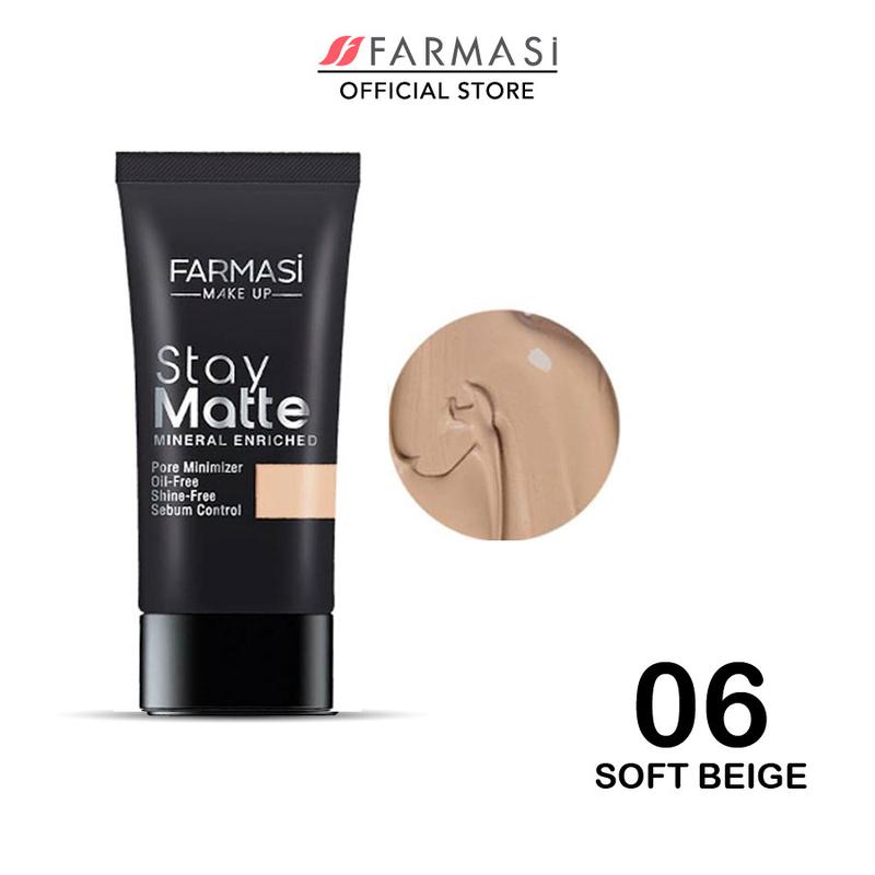 Матирующий минеральный тональный крем stay matte 06 естественный ...