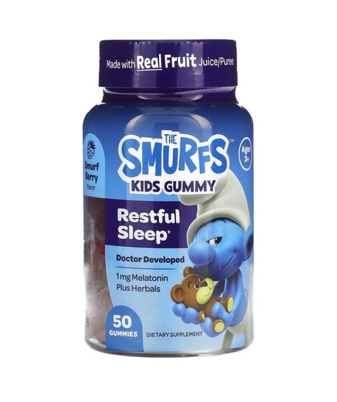 The smurfs жевательные таблетки для спокойного сна для детей от 3 лет ...