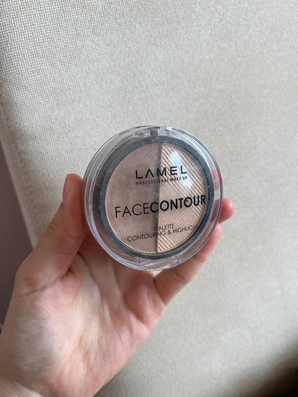 Бронзер хайлайтер палетка lamel face contour — ціна 90 грн у каталозі ...