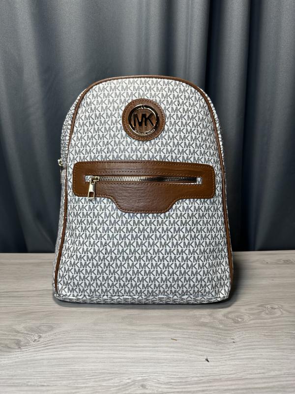 Рюкзак белый женский мужской в стиле michael kors рюкзак майкл корс ...
