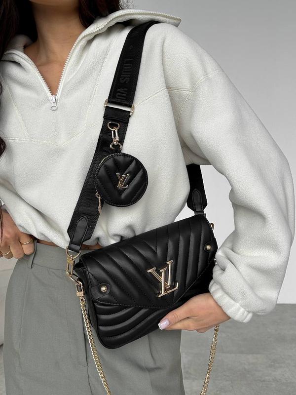 Сумка в стилі louis vuitton / lv black / чорна сумочка — ціна 1750 грн ...