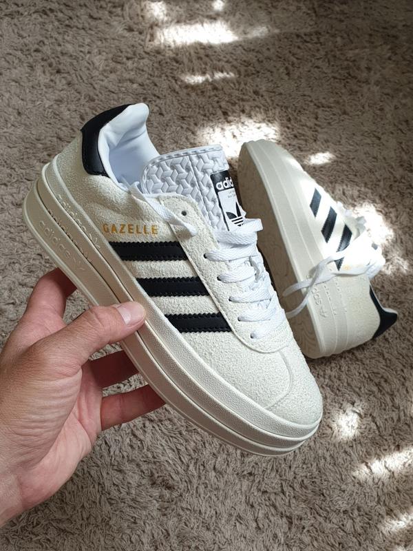 Adidas gazelle bold white black 2749 127417822