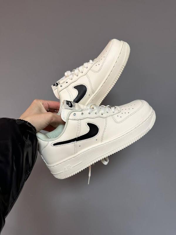 Nike air force 1 cream tick discount