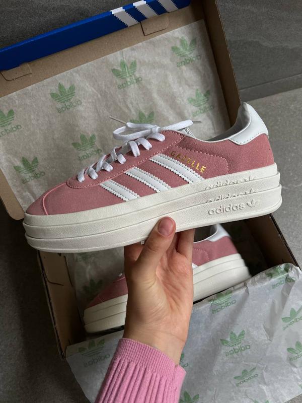 Adidas gazelle vapour pink deals