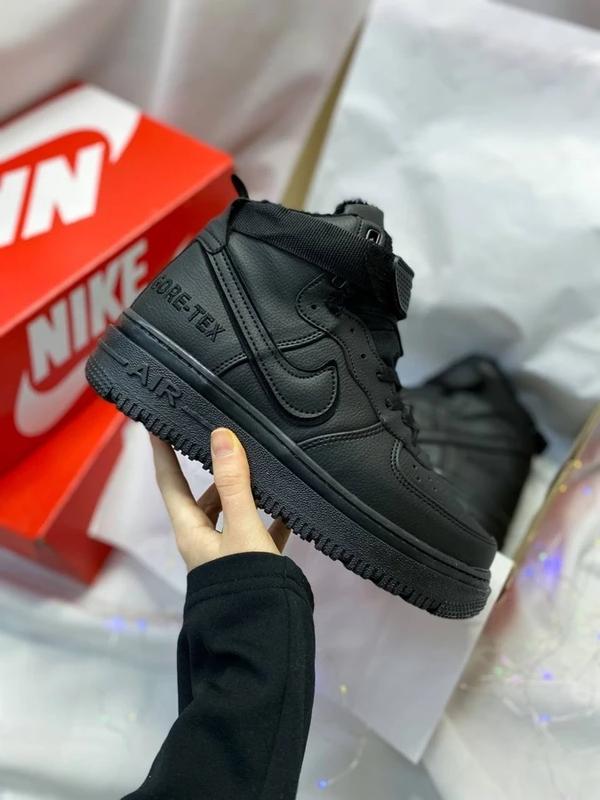 Кросівки nike air force 1 gore-tex black fur — цена 2025 грн в каталоге ...