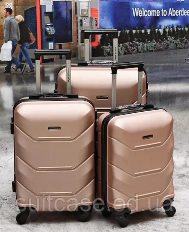 Чемодан бютик чемодан wings 147 rose gold 🌹 производитель польша — цена ...