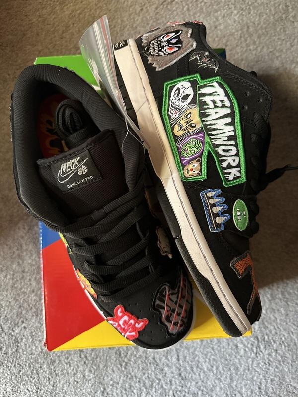 Nike sb dunk low neckface крутезні кросівки найк жіночі чоловічі ...