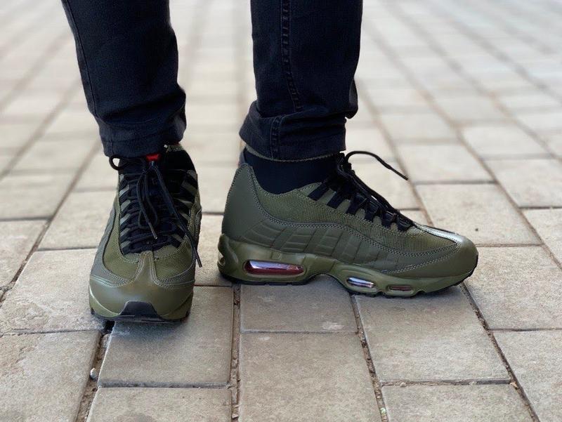 nike air max 95 sneakerboot olive