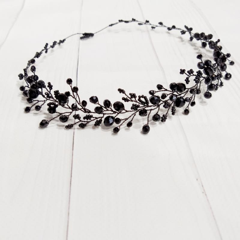 Venrk Dlya Volos Vetochka V Prichesku Chernaya Ruchnaya Rabota Cena 420 Grn 29930810 Kupit Po Dostupnoj Cene Ukraina Shafa