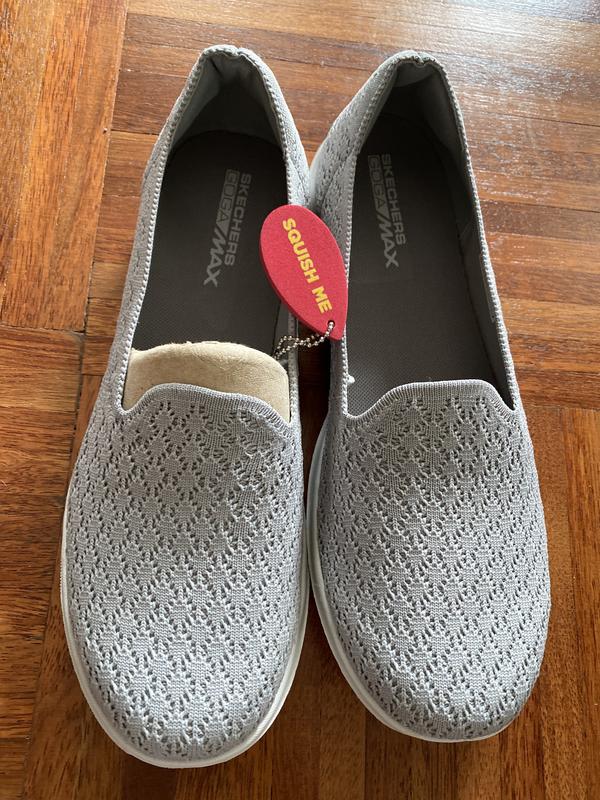 128058630 Slides SKECHERS Cozy Wedge 167238 GRY Gray skechers goga max 41 42 ausa 1487