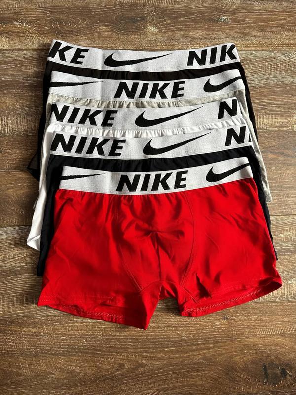 Трусы мужские найк боксеры nike мужское белье 5 шт /труси чоловічі ...