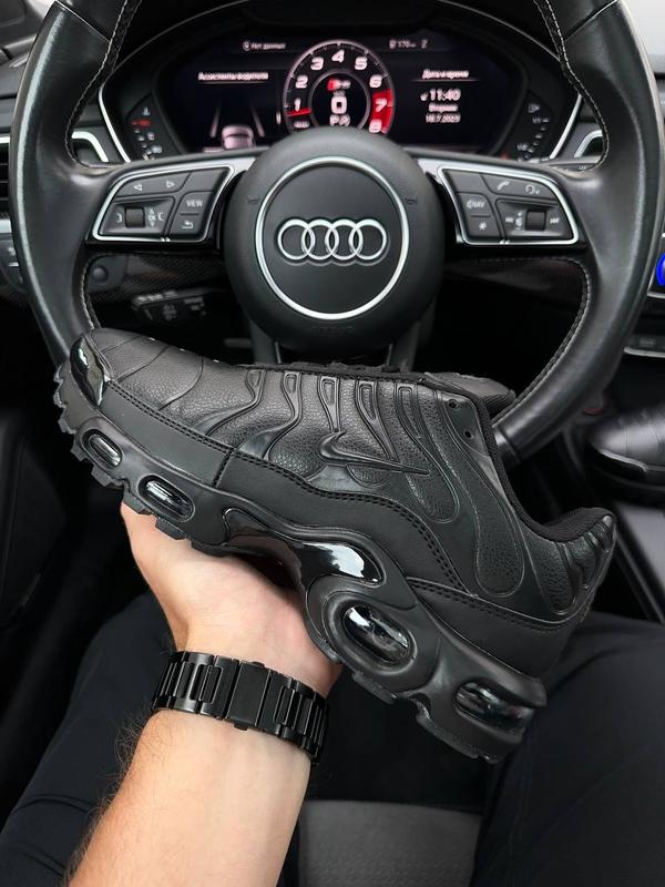 nike air max tn plus all black leather 2180 128170190 DeJuan