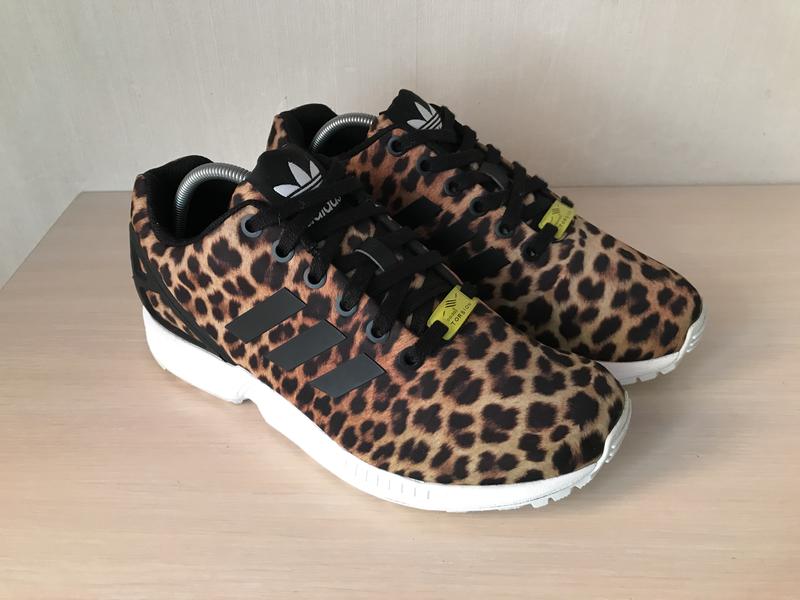 adidas zx flux torsion leopard print animal